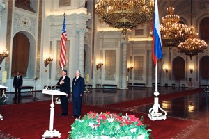Президент США Уилям Дж. (Билл) Клинтон и президент РФ Б.Н. Ельцин