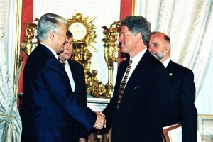 Президент РФ Б.Н. Ельцин и президент США Уилям Дж. (Билл) Клинтон