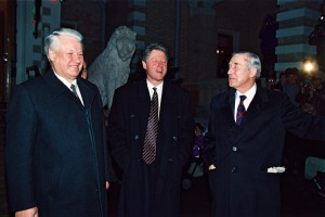 Президент РФ Б.Н. Ельцин и президент США Уилям Дж. (Билл) Клинтон