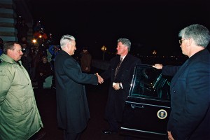 Президент РФ Б.Н. Ельцин и президент США Уилям Дж. (Билл) Клинтон