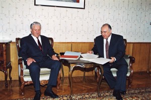 Встреча президента РФ Б.Н.Ельцина с Председателем Правительства РФ В.С.Черномырдиным
