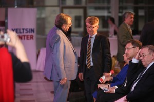 Председатель жюри «Русской Премии» Сергей Чупринин и Жорж Нива