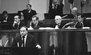 Егор Гайдар на VII Съезде народных депутатов