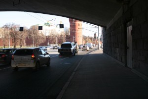 Транспортировка бронированного ЗИЛа Б.Н. Ельцина