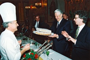 Презентация книги президента РФ Б.Н. Ельцина "Записки президента". Прием.