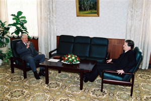 Встреча президента РФ Б.Н. Ельцина с председателем Федерации товаропроизводителей России (ФТР) Ю.В. Скоковым