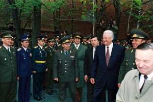 Участие президента РФ Б.Н. Ельцина в праздничных мероприятиях, посвященных 49-й годовщине Победы в Великой Отечественной войне 1941-1945 гг.