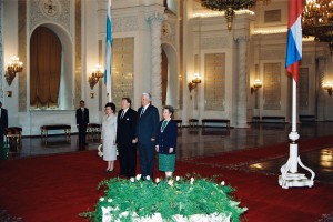 Официальный визит в РФ президента Финляндии Мартти Ахтисаари с супругой