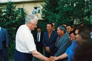 Поездка президента РФ Б.Н. Ельцина в Дальневосточный регион