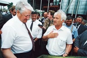 Поездка президента РФ Б.Н. Ельцина в Дальневосточный регион