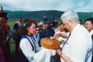 Поездка президента РФ Б.Н. Ельцина в Дальневосточный регион