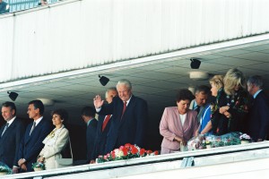 Поездка президента РФ Б.Н. Ельцина в г. Санкт-Петербург