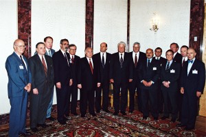 Встреча президента РФ Б.Н. Ельцина с группой зарубежных предпринимателей (иностранные инвесторы)