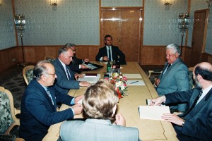 Встреча президента РФ Б.Н. Ельцина с представителями аграрной фракции Государственной Думы РФ