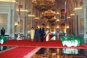 Официальный визит в РФ премьер-министра Индии П.В. Нарасимха Рао с супругой