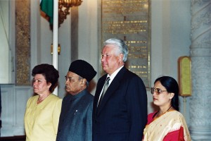 Официальный визит в РФ премьер-министра Индии П.В. Нарасимха Рао с супругой