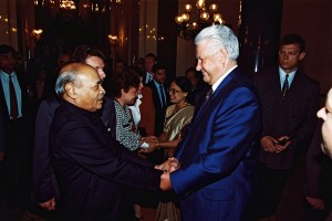 Официальный визит в РФ премьер-министра Индии П.В. Нарасимха Рао с супругой