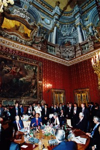 20-я встреча "Большой семерки" в Неаполе, Италия