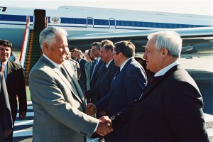 Рабочая поездка президента РФ Б.Н. Ельцина в Красноярский край