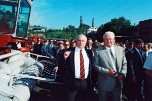 Рабочая поездка президента РФ Б.Н. Ельцина в Красноярский край