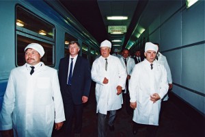 Рабочая поездка президента РФ Б.Н. Ельцина в Красноярский край