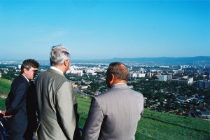 Рабочая поездка президента РФ Б.Н. Ельцина в Красноярский край