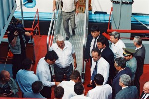 Поездка президента РФ Б.Н. Ельцина и Н.И. Ельциной по Волге (г. Плес Ивановской области, г. Нижний Новгород, г. Тольятти, г. Волжск (показательные полеты военной авиации), г. Ростов-на-Дону и г. Сочи резиденция "Бочаров ручей")