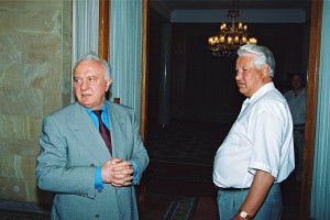 Встреча президента РФ Б.Н. Ельцина с президентом Грузии Э.А. Шеварнадзе
