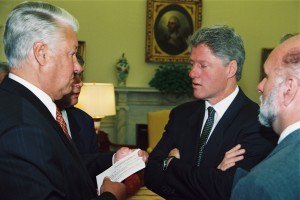 Визит президента РФ Б.Н. Ельцина и Н.И. Ельциной в США