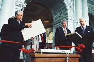 Визит президента РФ Б.Н. Ельцина и Н.И. Ельциной в США