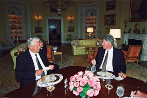 Визит президента РФ Б.Н. Ельцина и Н.И. Ельциной в США