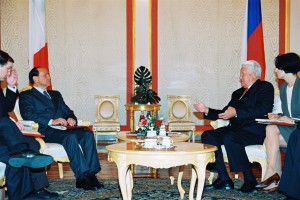 Официальный визит в РФ Председателя Совета министров Италии Сильвио Берлускони с супругой