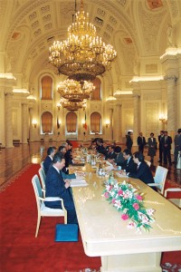 Официальный визит в РФ Председателя Совета министров Италии Сильвио Берлускони с супругой