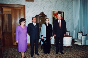 Официальный визит в РФ Председателя Совета министров Италии Сильвио Берлускони с супругой