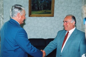 Встреча президента РФ Б.Н. Ельцина с председателем Правительства РФ В.С. Черномырдиным