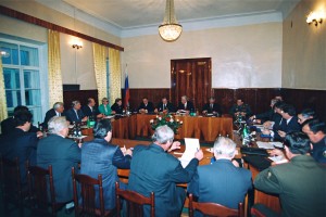 Рабочая поездка президента РФ Б.Н. Ельцина в Псковскую область