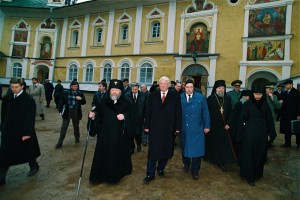 Рабочая поездка президента РФ Б.Н. Ельцина в Псковскую область