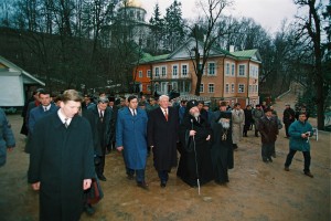 Рабочая поездка президента РФ Б.Н. Ельцина в Псковскую область