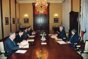 Встреча президента РФ Б.Н. Ельцина с главами администраций краев, областей - членами союза «Губернаторы России»