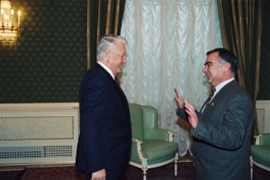 Встреча президента РФ Б.Н. Ельцина с президентом Кабардино-Балкарии В.М. Коковым