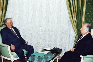 Встреча президента РФ Б.Н. Ельцина с председателем Правительства РФ В.С. Черномырдиным