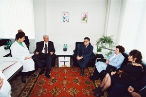 Поездка президента РФ Бориса Ельцина на отдых