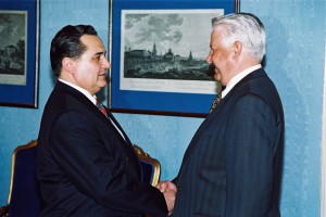 Встреча президента РФ Б.Н. Ельцина с и о премьер-министра Украины Е.К. Марчуком