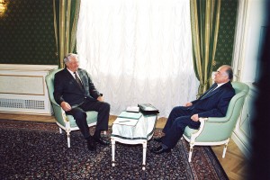 Встреча президента РФ Б.Н. Ельцина с председателем Правительства РФ В.С. Черномырдиным