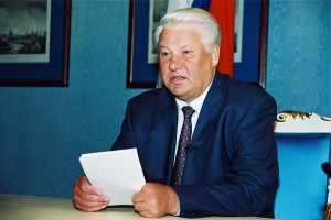 Телевизионное обращение президента РФ Б.Н. Ельцина ("Об объявлении 31 мая 1995 года траура в связи с трагическими последствиями землетрясения в Охинском районе Сахалинской области")