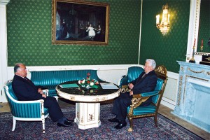 Встреча президента РФ Б.Н. Ельцина с председателем Правительства РФ В.С. Черномырдиным