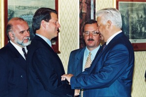 Встреча президента РФ Б.Н. Ельцина с вице-президентом США Альбертом Гором