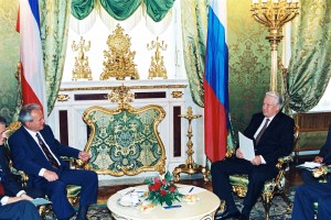 Визит в РФ президента Сербии С. Милошевича