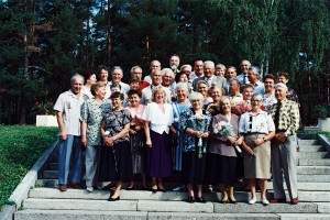 Встреча президента РФ Б.Н. Ельцина с выпускниками Уральского политехнического института, в связи с 40-летим окончанием строительного факультета института