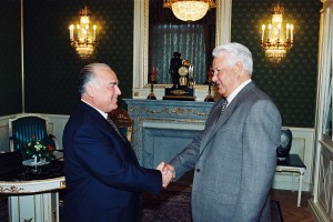 Встреча президента РФ Б.Н. Ельцина с председателем Правительства РФ В.С. Черномырдиным